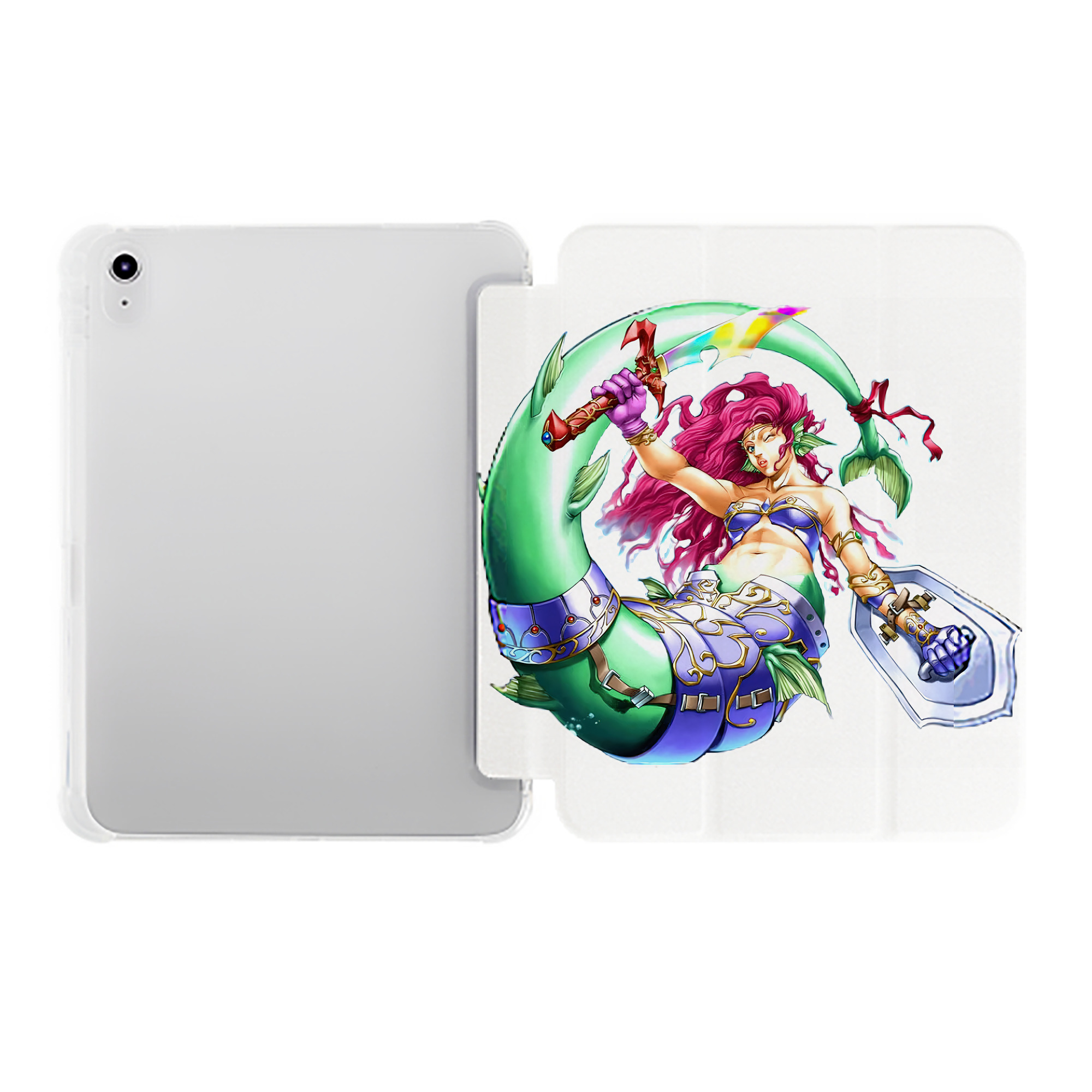 （画像用） 遊☆戯☆王 Yu-Gi-Oh! IPad ケース ペン収納付き 三つ折りスタンド PUレザー×シリコン 対応機種9.5/10.5/10.9インチ